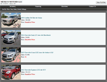 Tablet Screenshot of mexicomotors.net